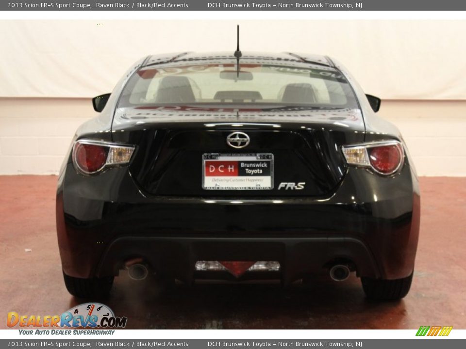 2013 Scion FR-S Sport Coupe Raven Black / Black/Red Accents Photo #5
