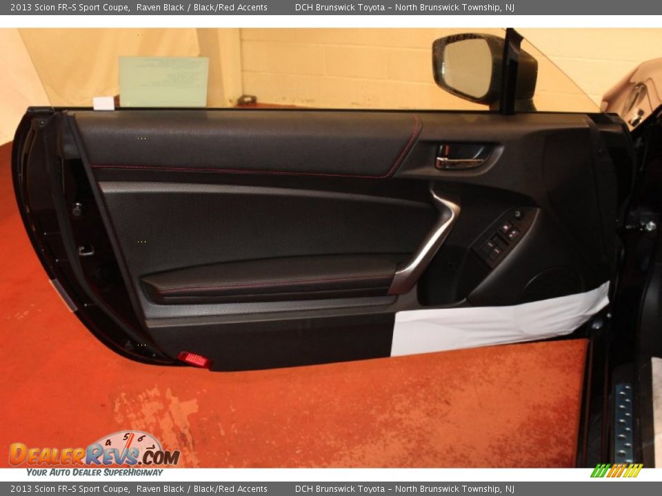 2013 Scion FR-S Sport Coupe Raven Black / Black/Red Accents Photo #7