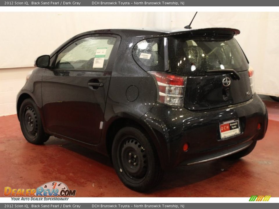 2012 Scion iQ Black Sand Pearl / Dark Gray Photo #6