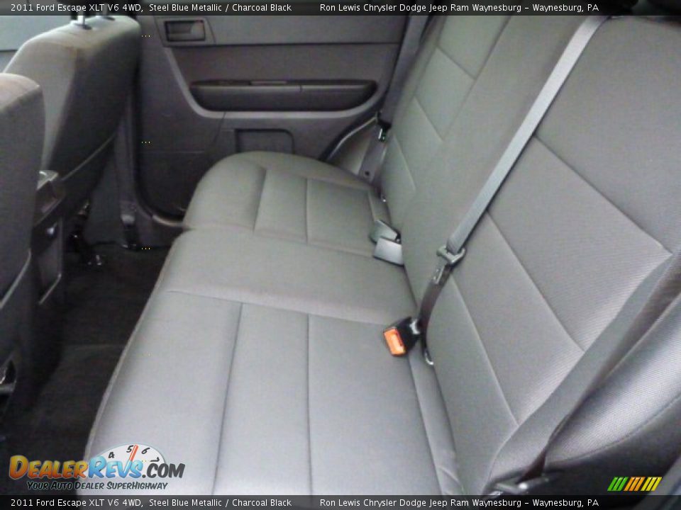 2011 Ford Escape XLT V6 4WD Steel Blue Metallic / Charcoal Black Photo #10
