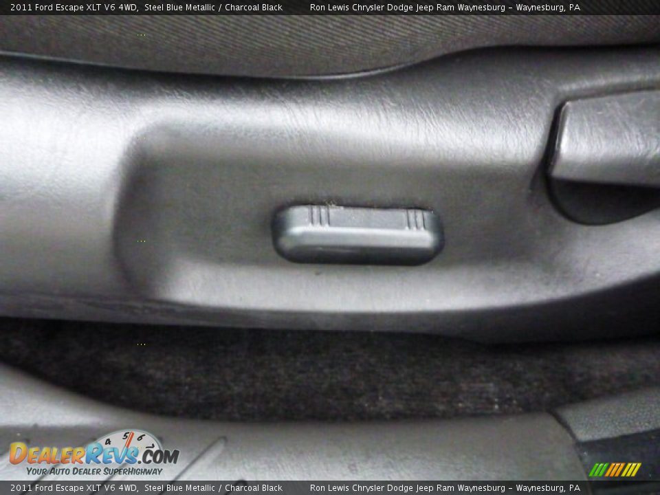 2011 Ford Escape XLT V6 4WD Steel Blue Metallic / Charcoal Black Photo #14
