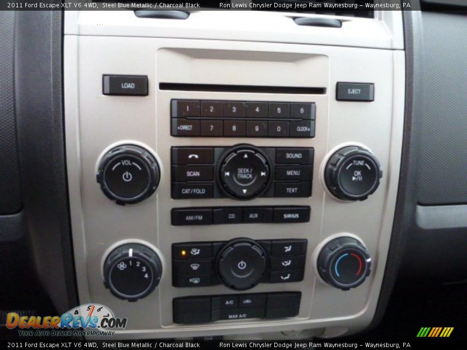 2011 Ford Escape XLT V6 4WD Steel Blue Metallic / Charcoal Black Photo #19