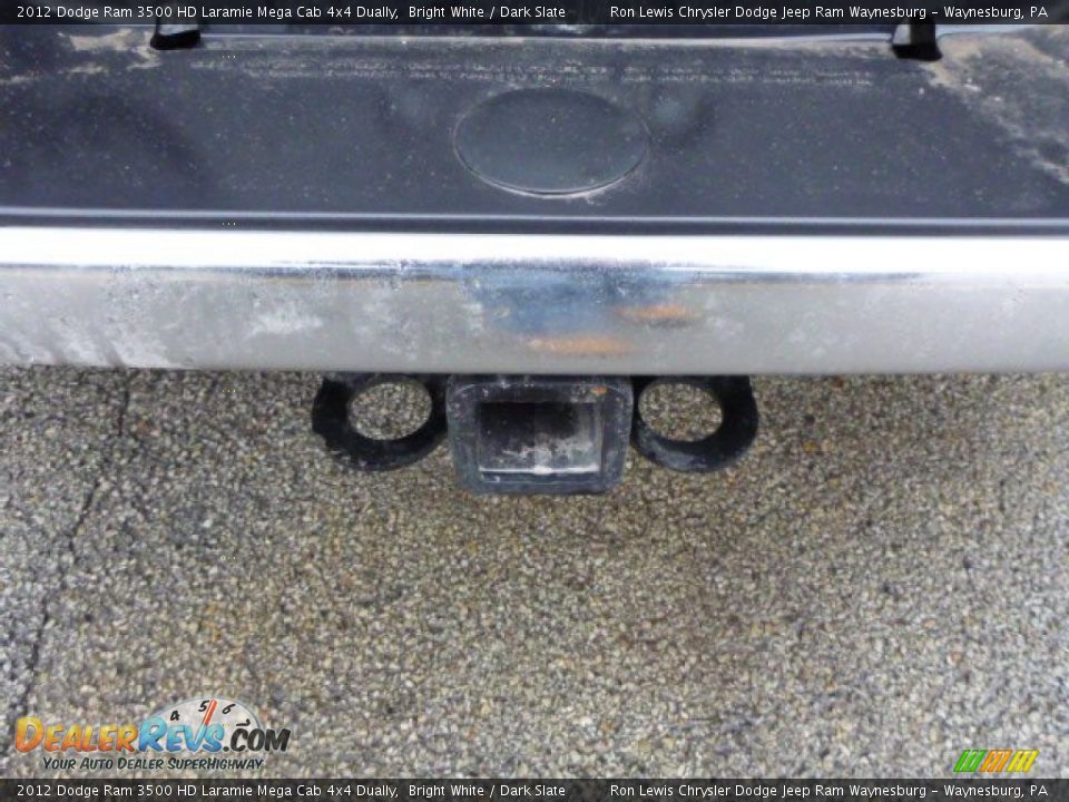 2012 Dodge Ram 3500 HD Laramie Mega Cab 4x4 Dually Bright White / Dark Slate Photo #3