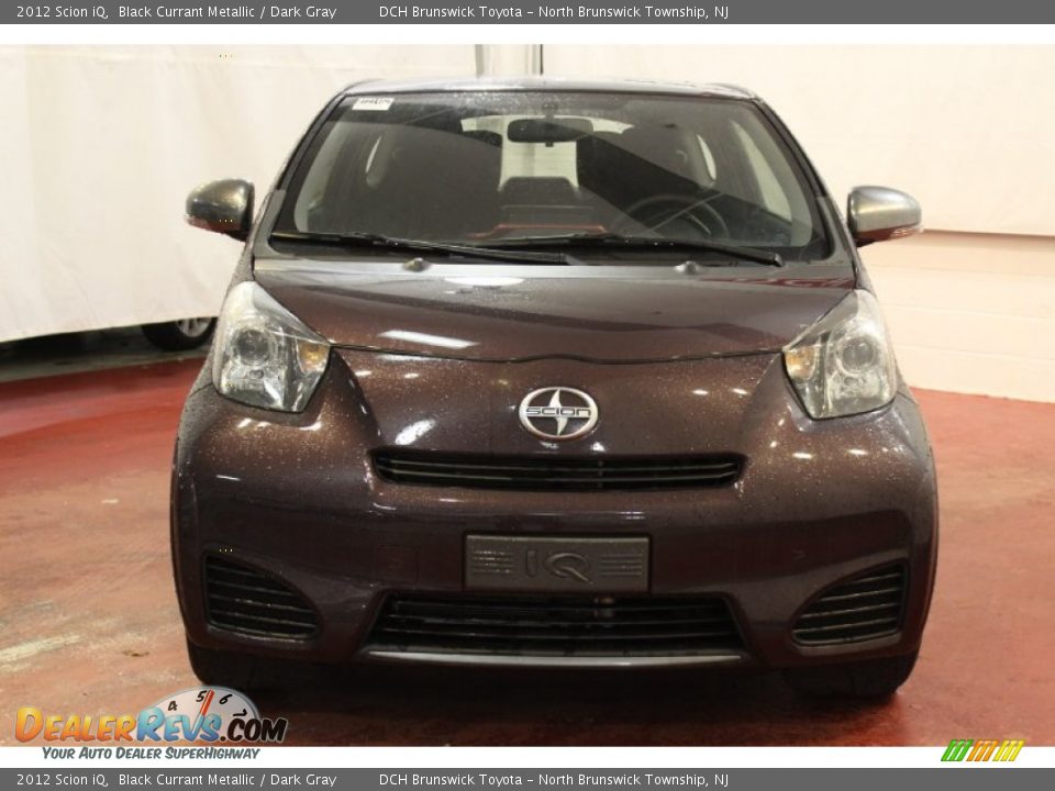 2012 Scion iQ Black Currant Metallic / Dark Gray Photo #3