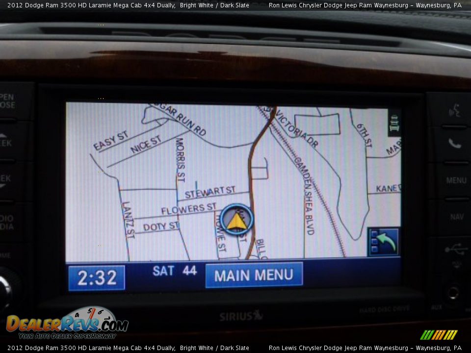 2012 Dodge Ram 3500 HD Laramie Mega Cab 4x4 Dually Bright White / Dark Slate Photo #17