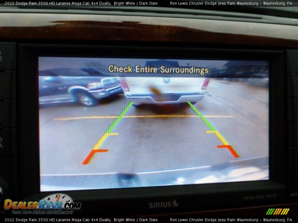 2012 Dodge Ram 3500 HD Laramie Mega Cab 4x4 Dually Bright White / Dark Slate Photo #18