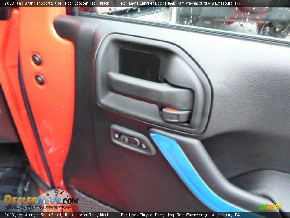 2013 Jeep Wrangler Sport S 4x4 Rock Lobster Red / Black Photo #8