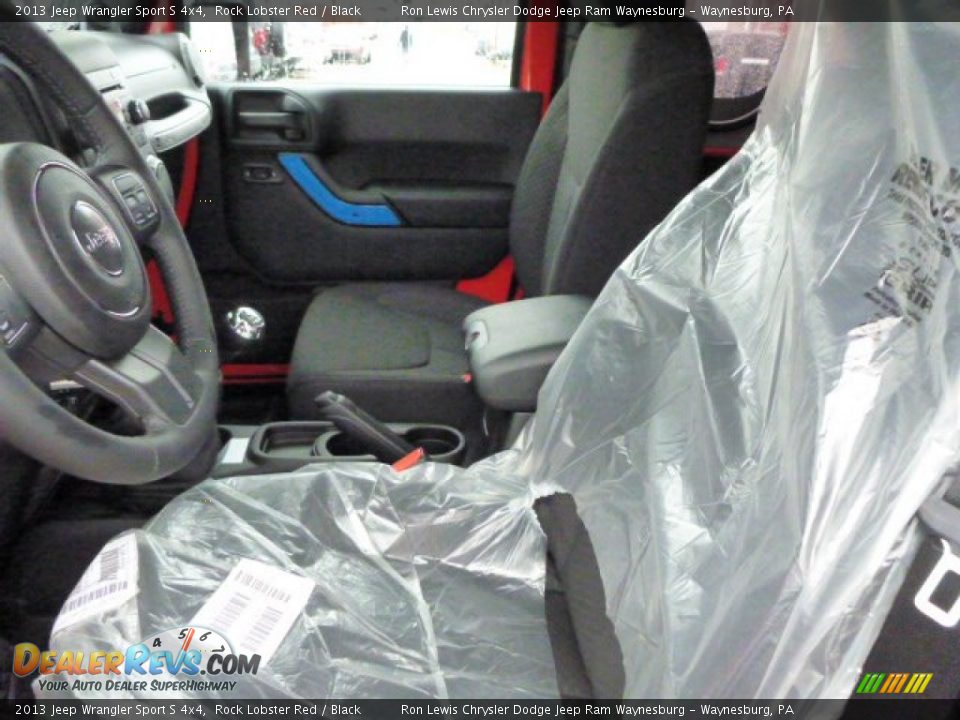 2013 Jeep Wrangler Sport S 4x4 Rock Lobster Red / Black Photo #13
