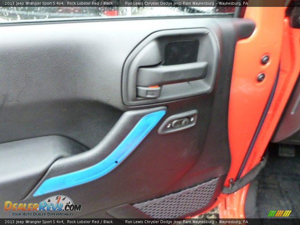 2013 Jeep Wrangler Sport S 4x4 Rock Lobster Red / Black Photo #16