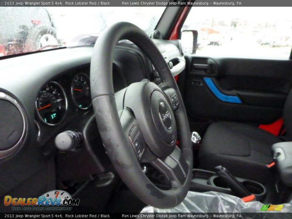 2013 Jeep Wrangler Sport S 4x4 Rock Lobster Red / Black Photo #17