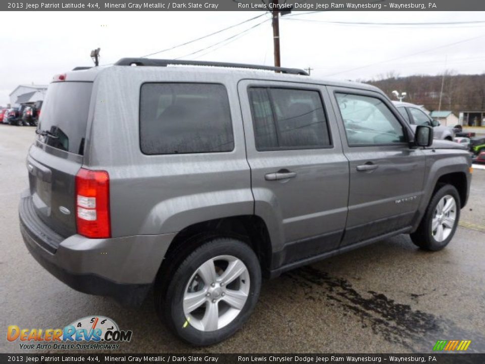 2013 Jeep Patriot Latitude 4x4 Mineral Gray Metallic / Dark Slate Gray Photo #5
