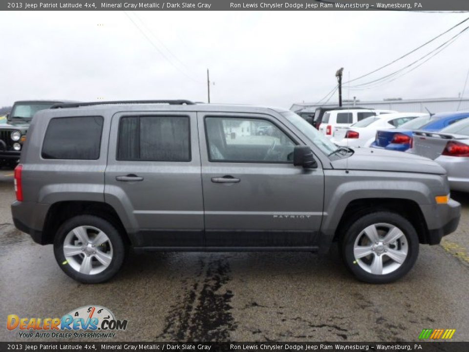 2013 Jeep Patriot Latitude 4x4 Mineral Gray Metallic / Dark Slate Gray Photo #6