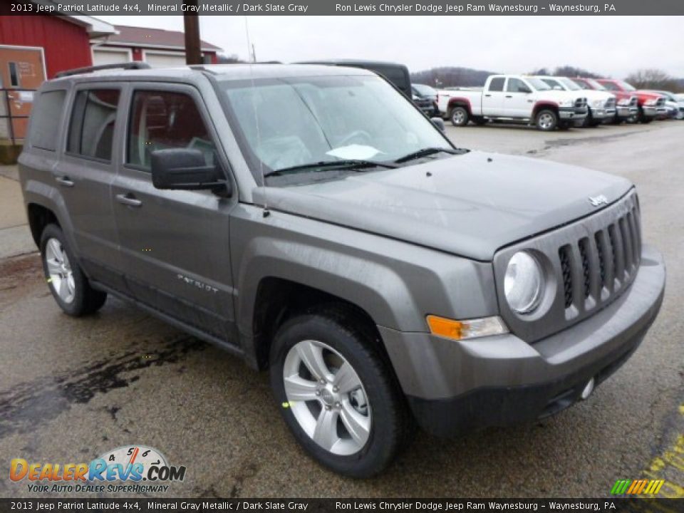 2013 Jeep Patriot Latitude 4x4 Mineral Gray Metallic / Dark Slate Gray Photo #7
