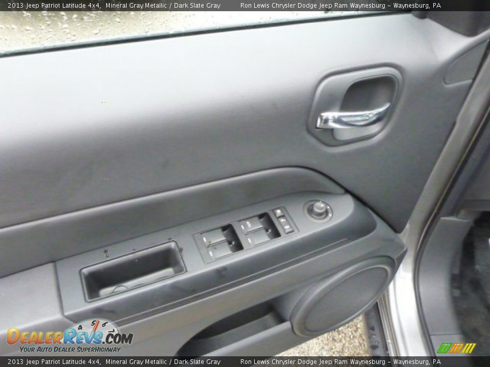 2013 Jeep Patriot Latitude 4x4 Mineral Gray Metallic / Dark Slate Gray Photo #16
