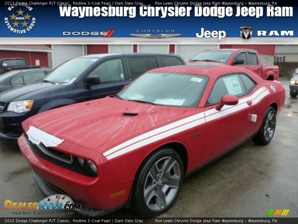 2013 Dodge Challenger R/T Classic Redline 3-Coat Pearl / Dark Slate Gray Photo #1