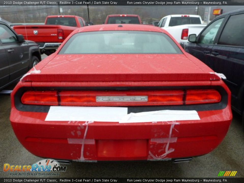 2013 Dodge Challenger R/T Classic Redline 3-Coat Pearl / Dark Slate Gray Photo #3