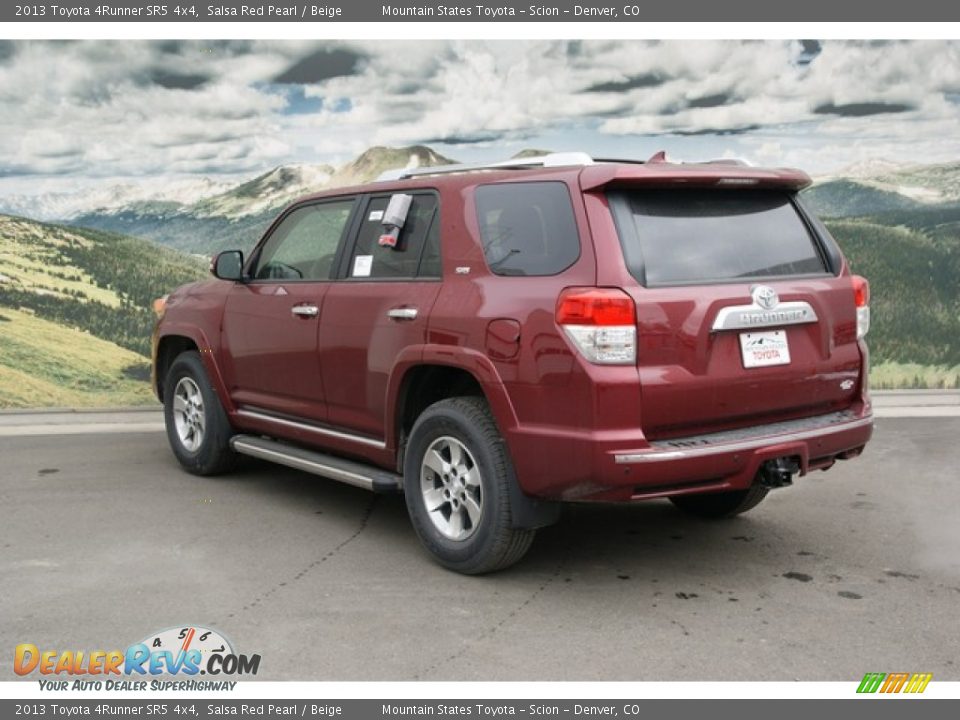 2013 Toyota 4Runner SR5 4x4 Salsa Red Pearl / Beige Photo #2