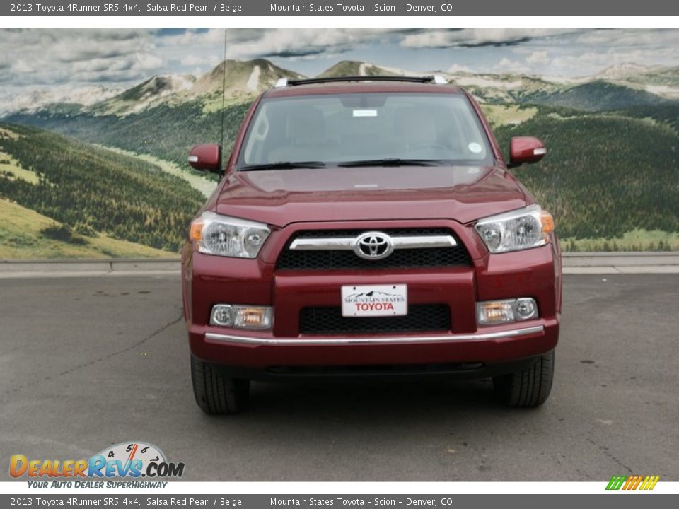 2013 Toyota 4Runner SR5 4x4 Salsa Red Pearl / Beige Photo #3