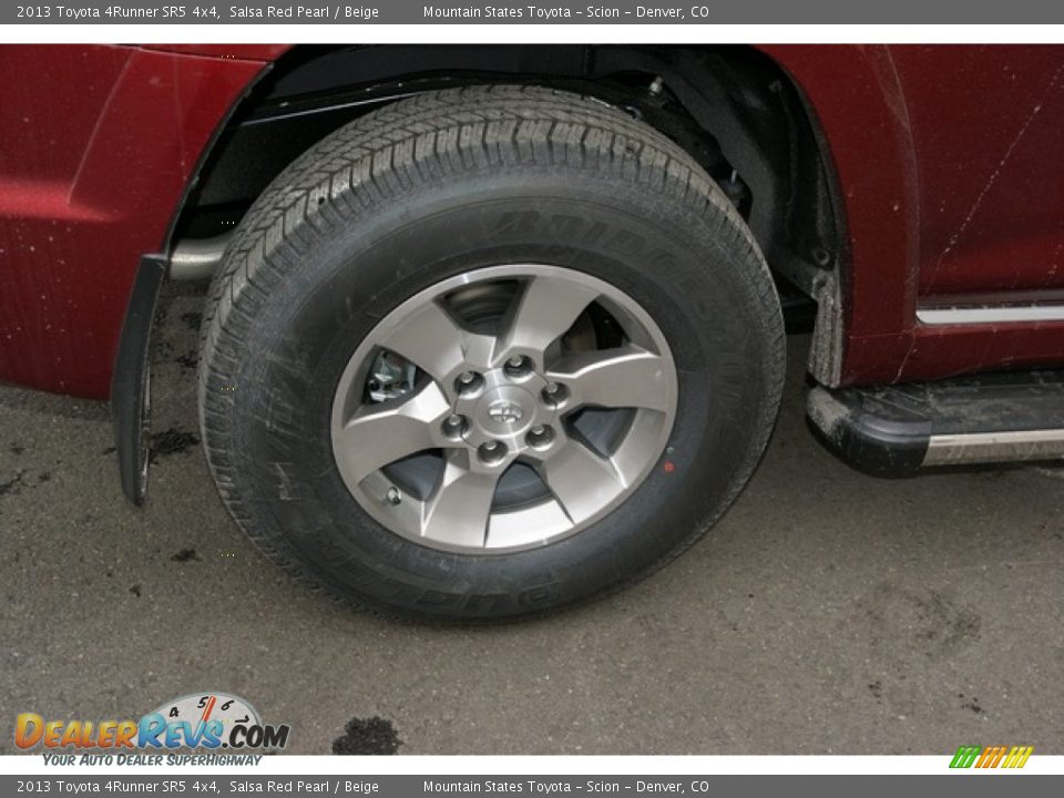 2013 Toyota 4Runner SR5 4x4 Salsa Red Pearl / Beige Photo #9