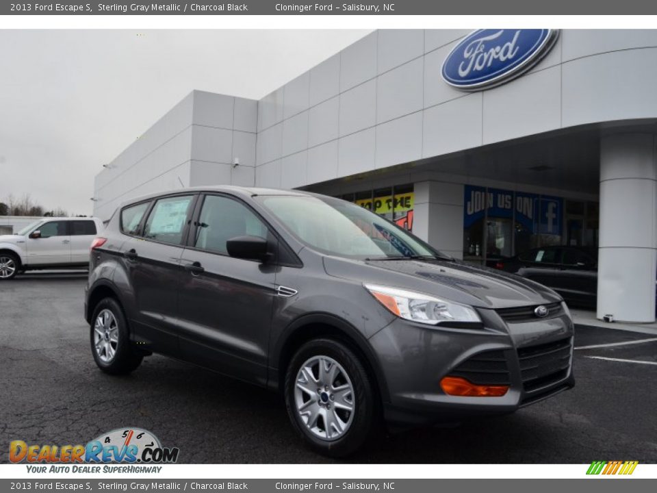 2013 Ford Escape S Sterling Gray Metallic / Charcoal Black Photo #1