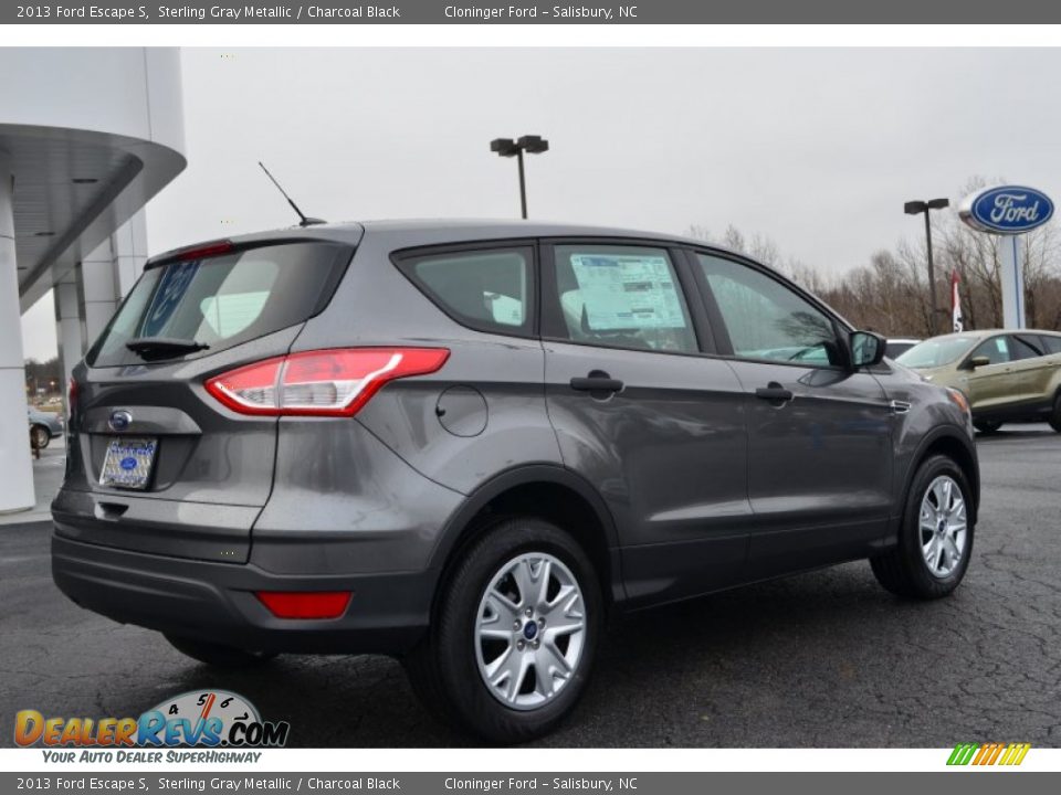 2013 Ford Escape S Sterling Gray Metallic / Charcoal Black Photo #3