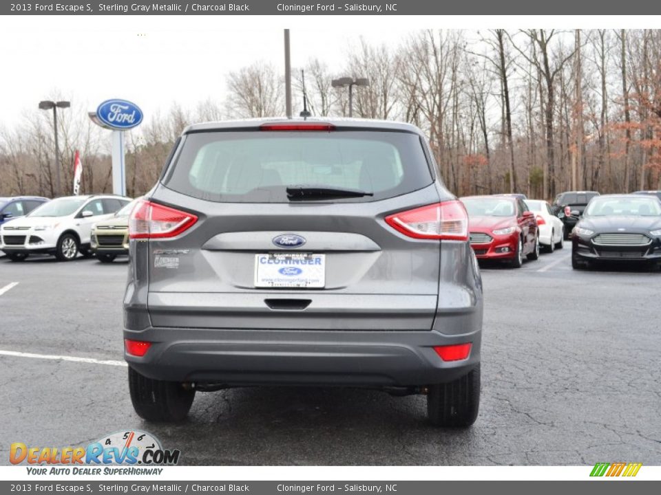 2013 Ford Escape S Sterling Gray Metallic / Charcoal Black Photo #4