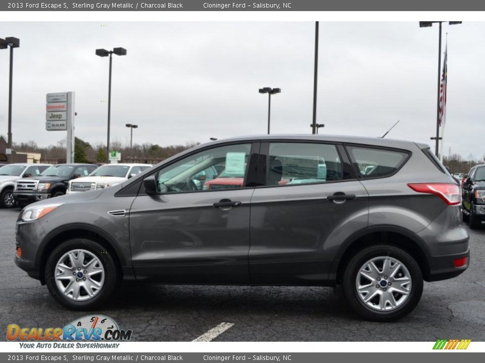 2013 Ford Escape S Sterling Gray Metallic / Charcoal Black Photo #5