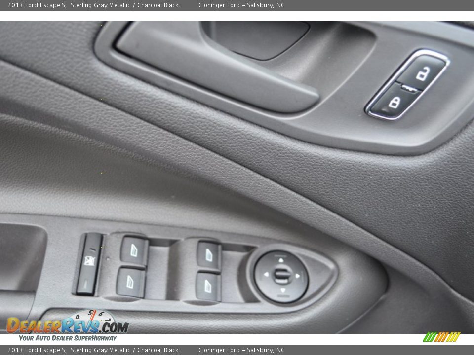 2013 Ford Escape S Sterling Gray Metallic / Charcoal Black Photo #9