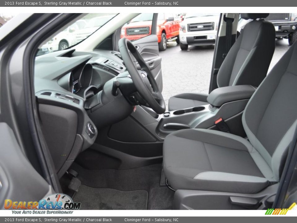 2013 Ford Escape S Sterling Gray Metallic / Charcoal Black Photo #10