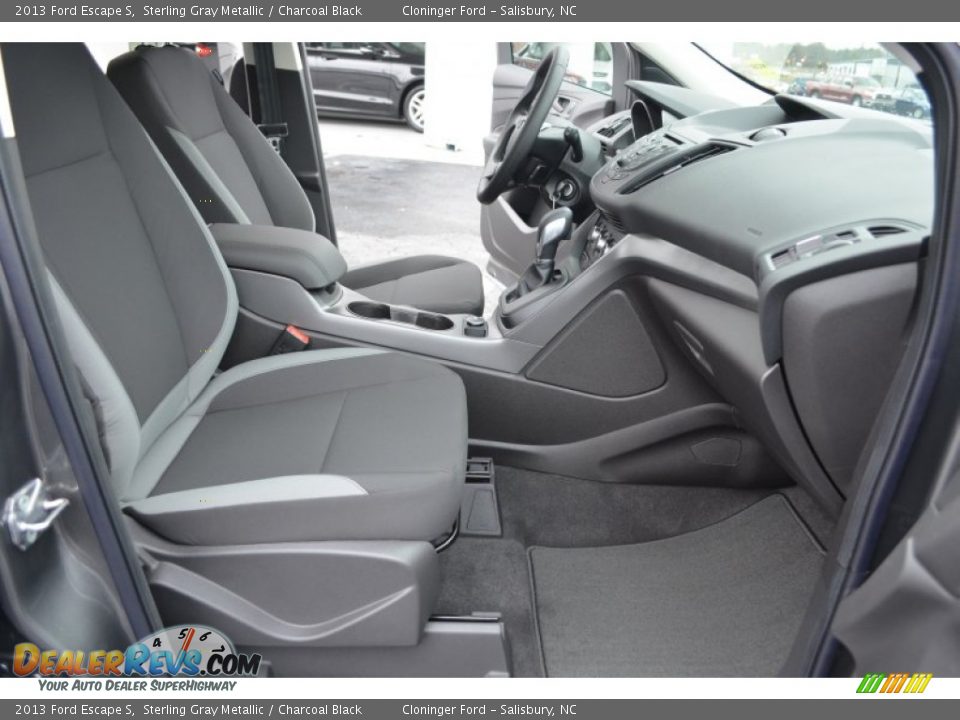 2013 Ford Escape S Sterling Gray Metallic / Charcoal Black Photo #15