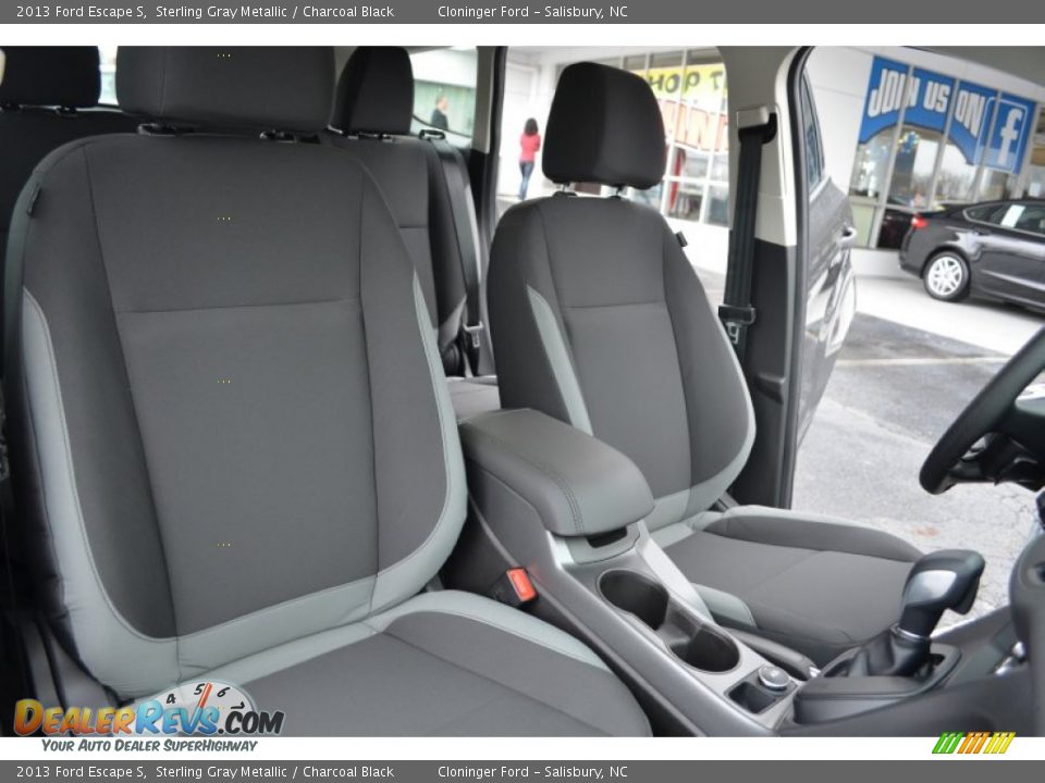 2013 Ford Escape S Sterling Gray Metallic / Charcoal Black Photo #18