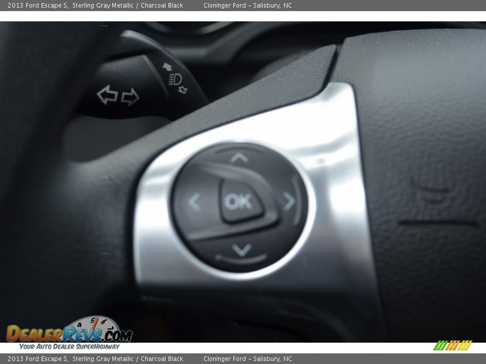 2013 Ford Escape S Sterling Gray Metallic / Charcoal Black Photo #24