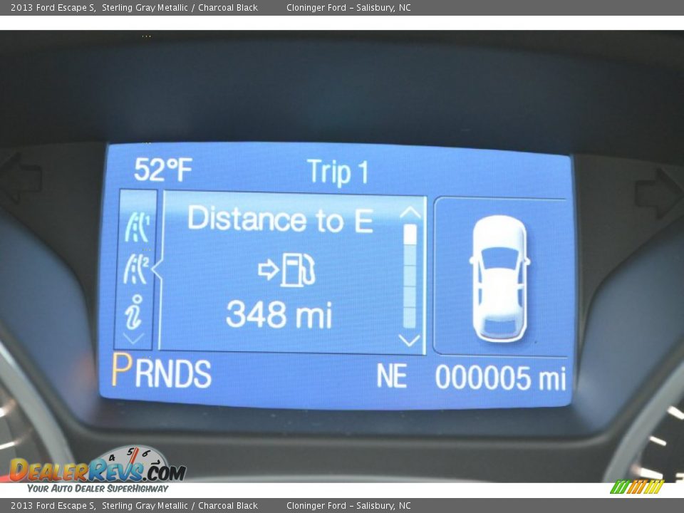 2013 Ford Escape S Sterling Gray Metallic / Charcoal Black Photo #25