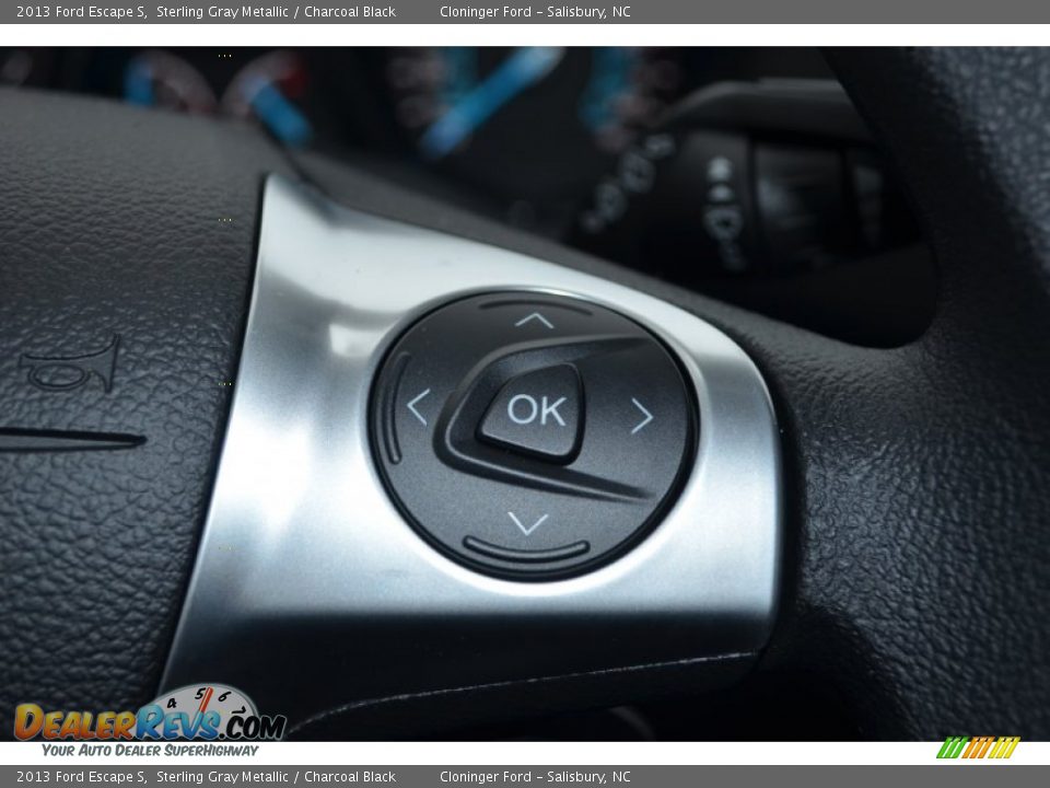2013 Ford Escape S Sterling Gray Metallic / Charcoal Black Photo #27