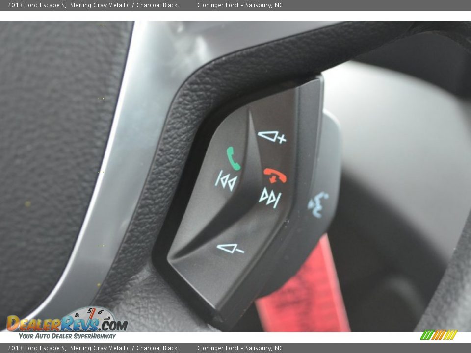 2013 Ford Escape S Sterling Gray Metallic / Charcoal Black Photo #29