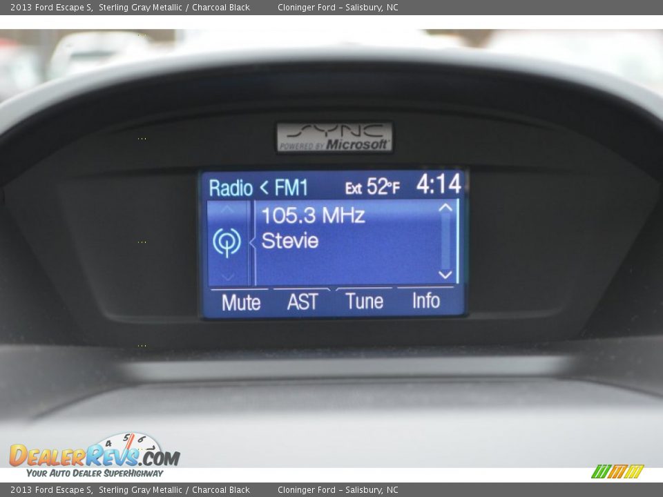 2013 Ford Escape S Sterling Gray Metallic / Charcoal Black Photo #30