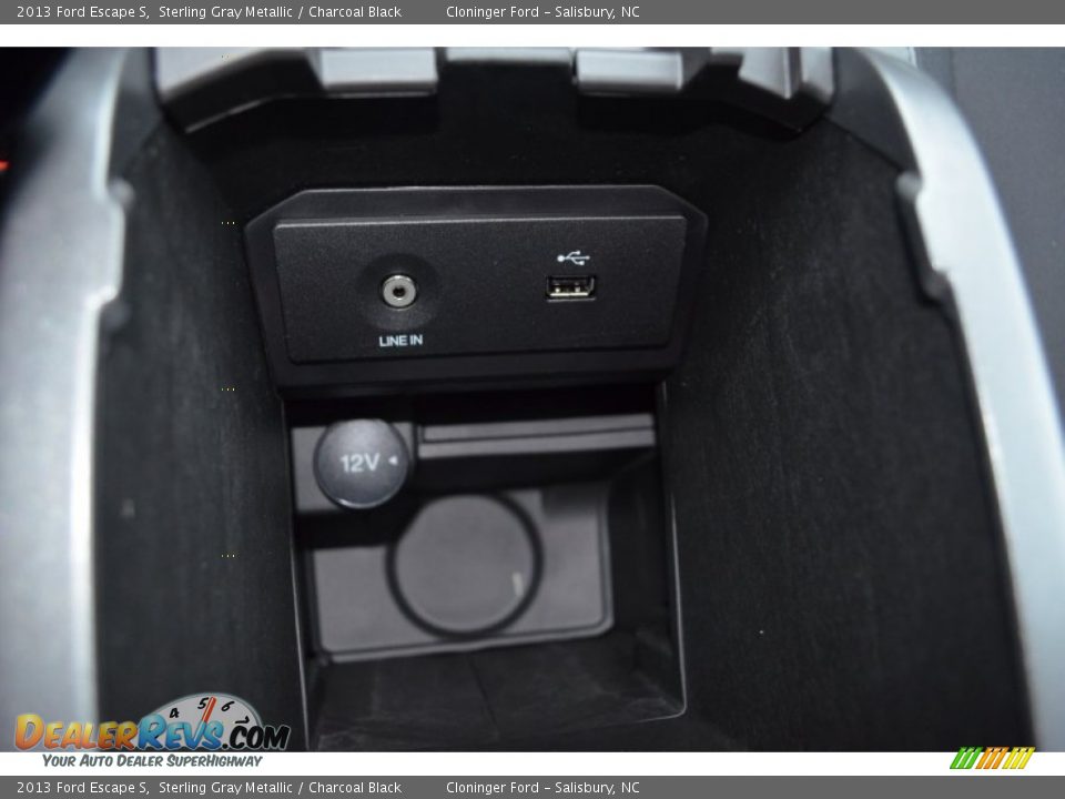 2013 Ford Escape S Sterling Gray Metallic / Charcoal Black Photo #36