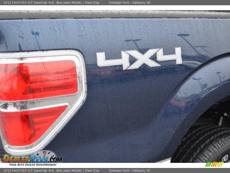 2013 Ford F150 XLT SuperCab 4x4 Blue Jeans Metallic / Steel Gray Photo #20
