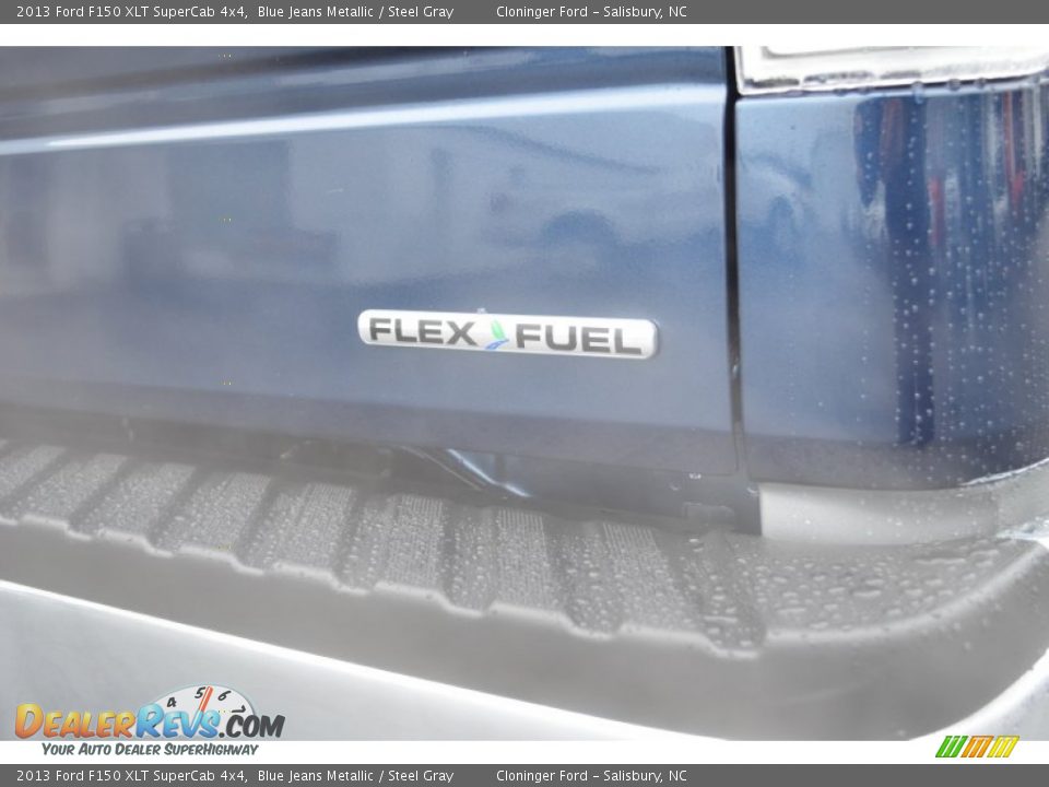 2013 Ford F150 XLT SuperCab 4x4 Blue Jeans Metallic / Steel Gray Photo #21