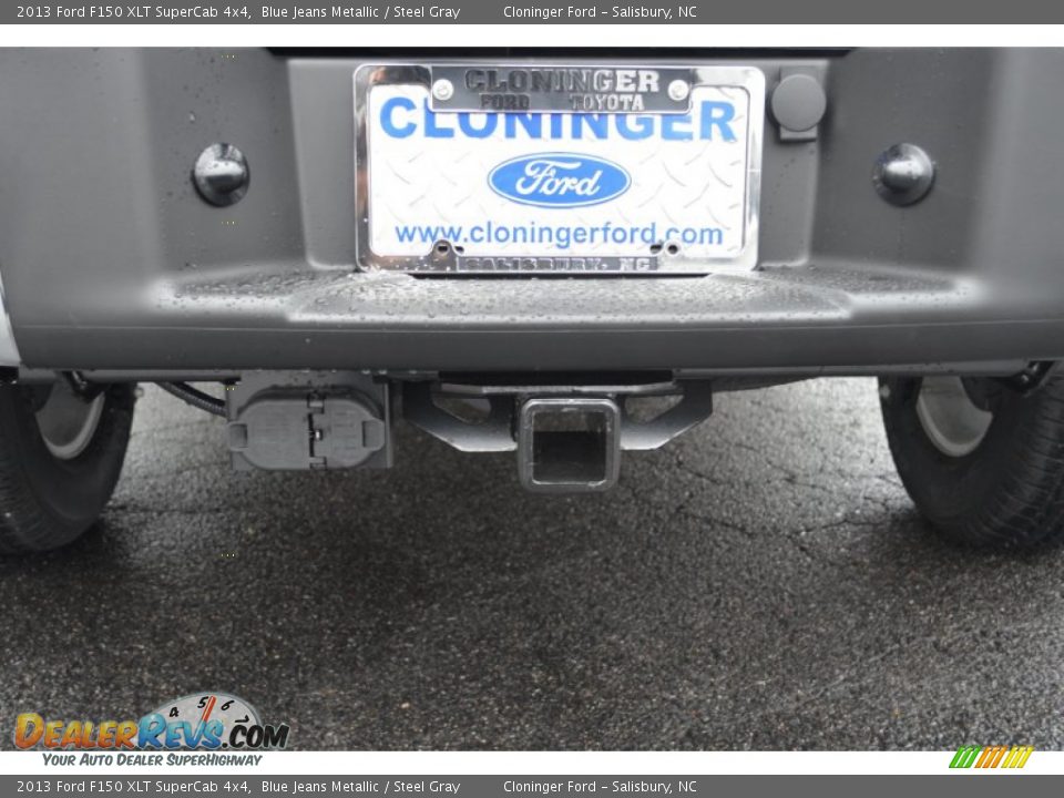 2013 Ford F150 XLT SuperCab 4x4 Blue Jeans Metallic / Steel Gray Photo #22
