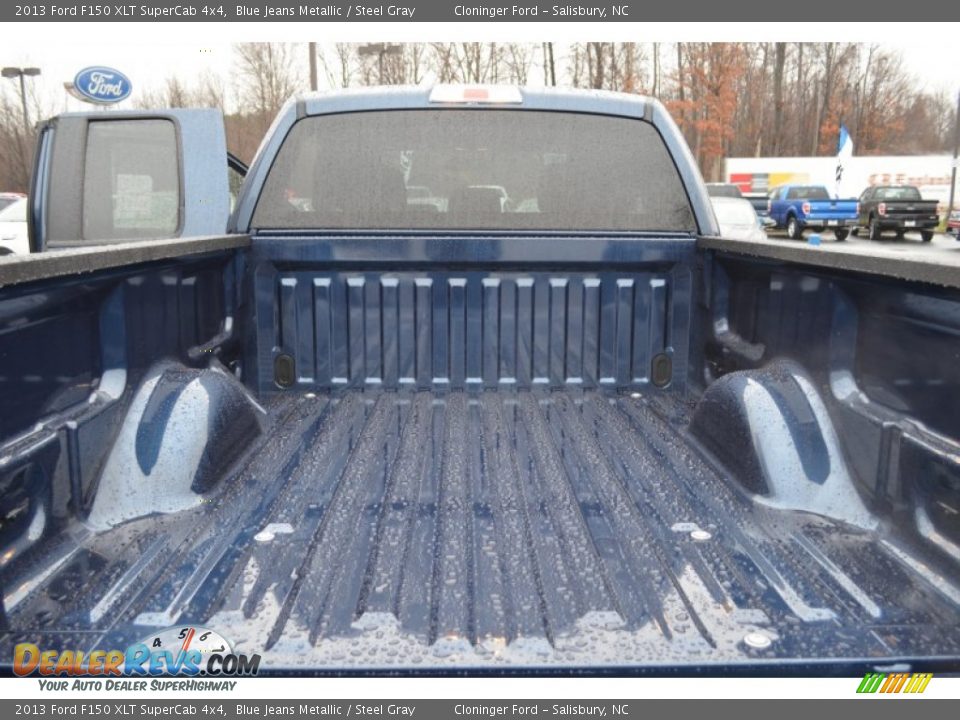 2013 Ford F150 XLT SuperCab 4x4 Blue Jeans Metallic / Steel Gray Photo #23