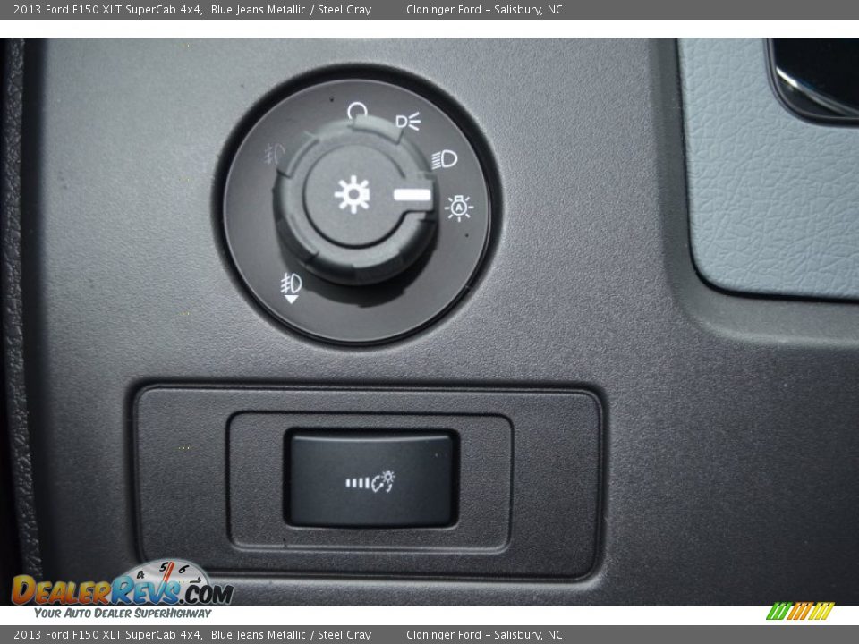 2013 Ford F150 XLT SuperCab 4x4 Blue Jeans Metallic / Steel Gray Photo #29