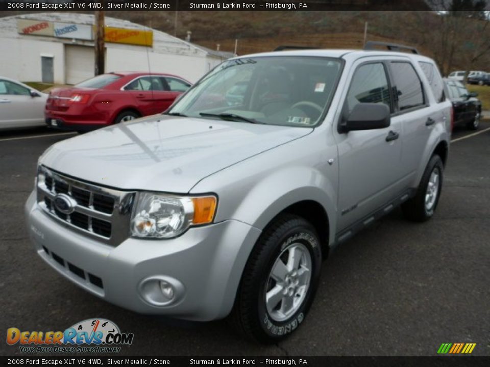 2008 Ford Escape XLT V6 4WD Silver Metallic / Stone Photo #5