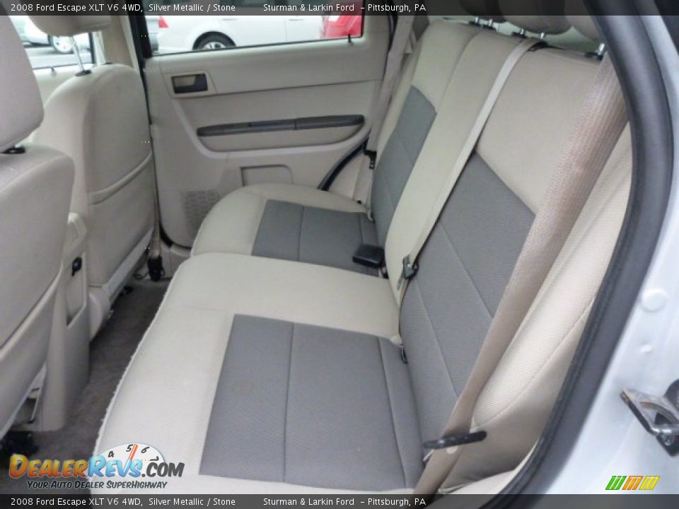 2008 Ford Escape XLT V6 4WD Silver Metallic / Stone Photo #9