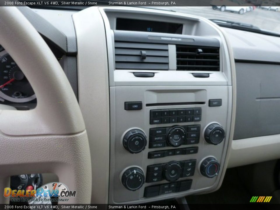 2008 Ford Escape XLT V6 4WD Silver Metallic / Stone Photo #13