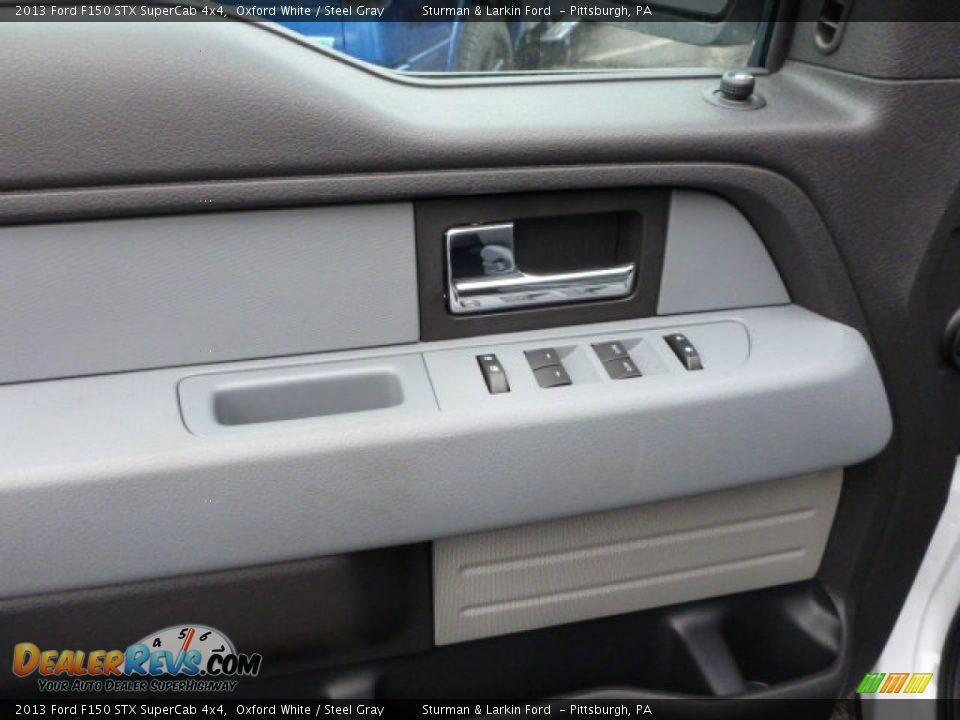 2013 Ford F150 STX SuperCab 4x4 Oxford White / Steel Gray Photo #10