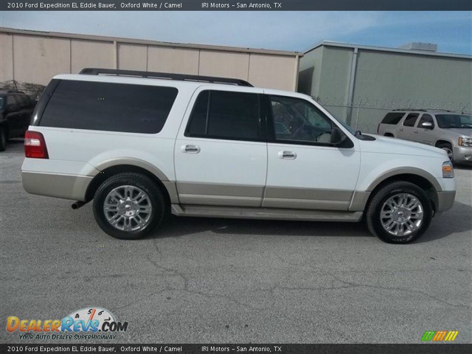 2010 Ford Expedition EL Eddie Bauer Oxford White / Camel Photo #2