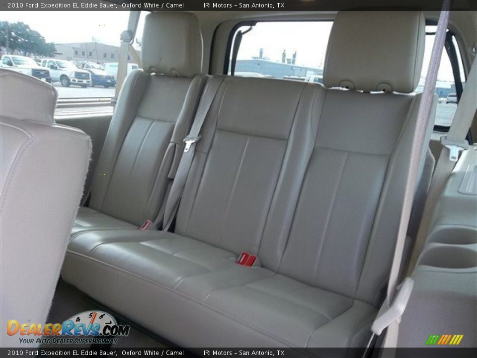 2010 Ford Expedition EL Eddie Bauer Oxford White / Camel Photo #9