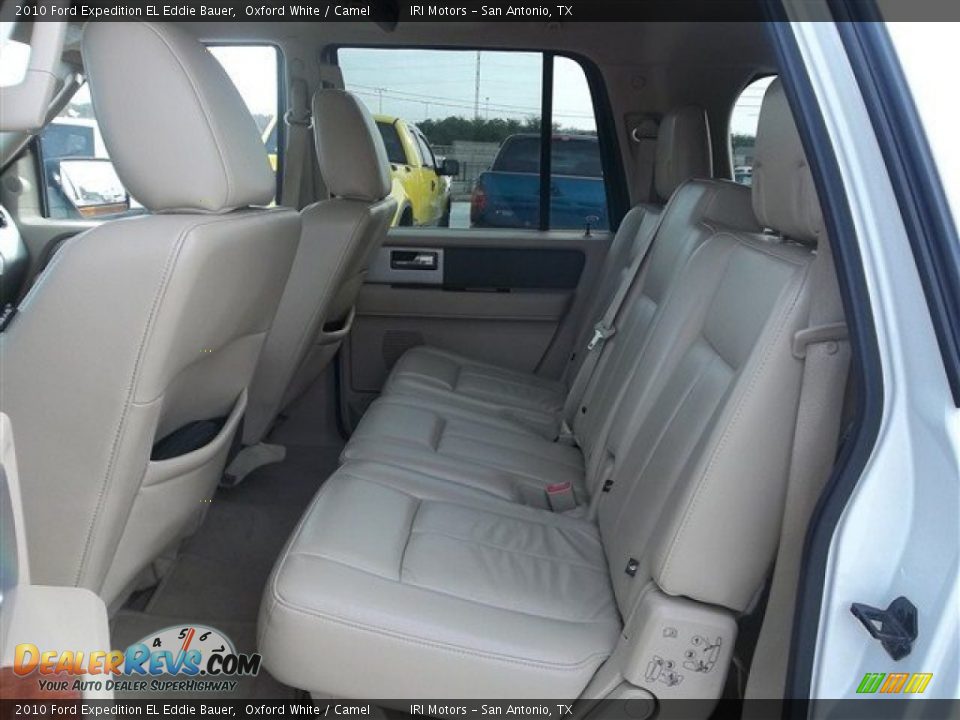 2010 Ford Expedition EL Eddie Bauer Oxford White / Camel Photo #12