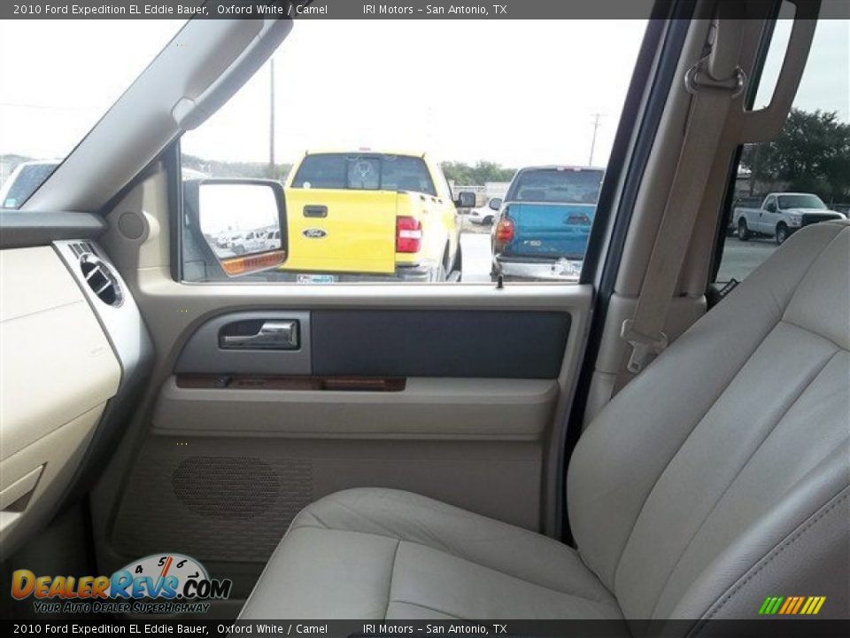2010 Ford Expedition EL Eddie Bauer Oxford White / Camel Photo #15